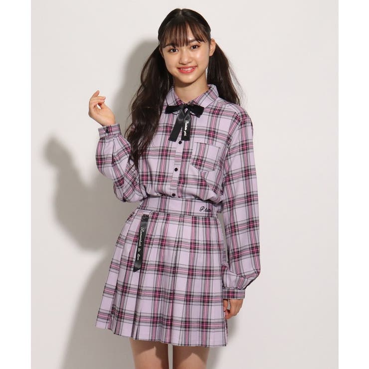 卒服】ロゴ入りリボン付きセットアップ[品番：WRDW0114422