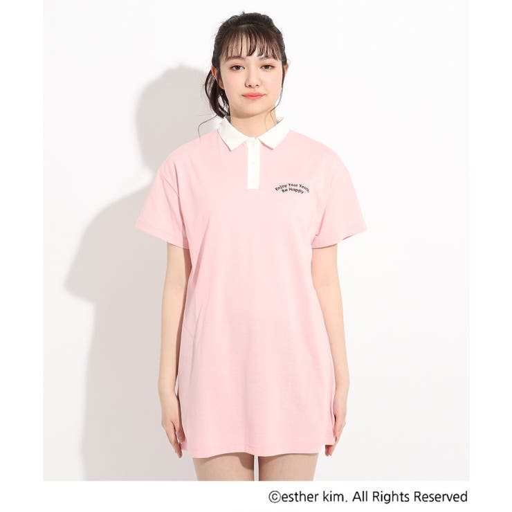 Esther Bunny ポロシャツワンピース 品番 Wrdw Pink Latte ピンクラテ のキッズファッション通販 Shoplist ショップリスト