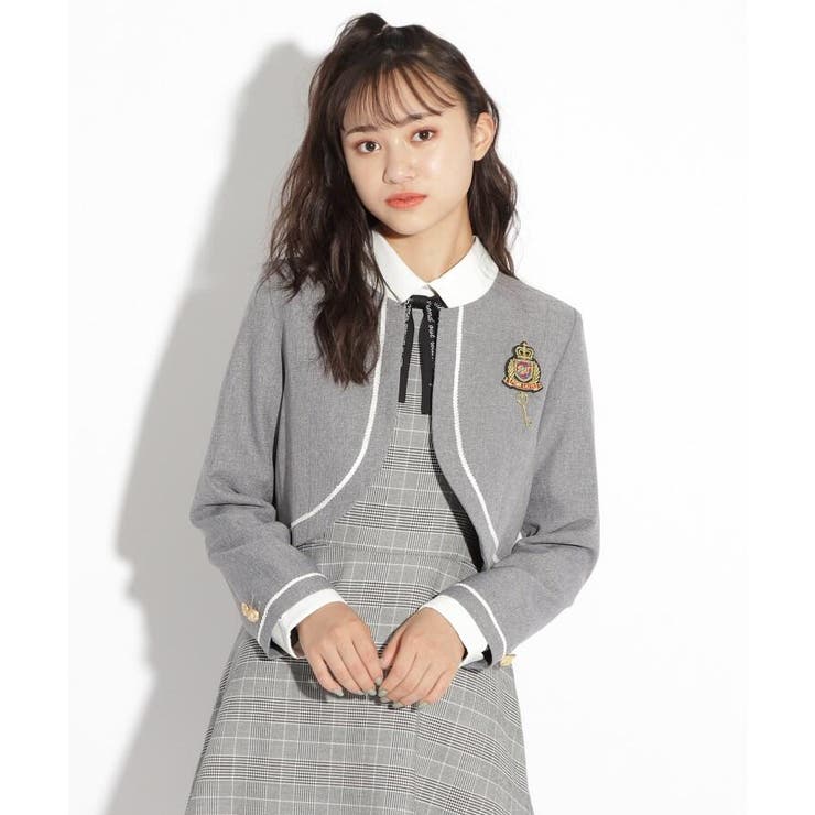 入卒・セレモニー・卒服】ボレロジャケット（ノーカラー