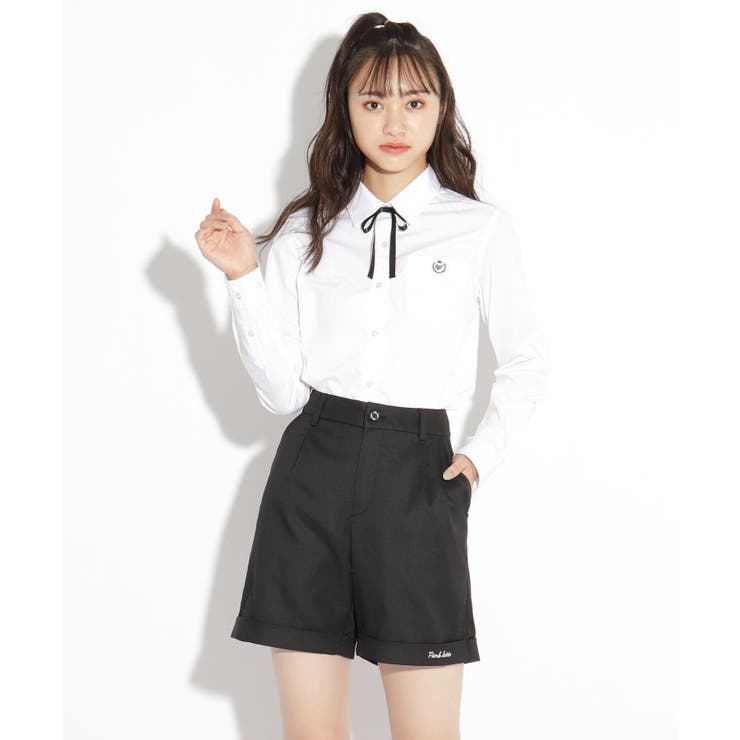 卒服】リボン付ショートパンツ[品番：WRDW0134003]｜PINK-latte（ピンクラテ ）のキッズファッション通販｜SHOPLIST（ショップリスト）