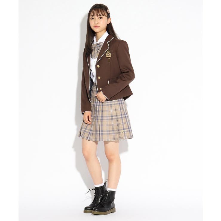 CHARU　卒服150　ピンクラテ　　ブレザー　スカート　ブラウス　リボン CHARU 卒服150 ピンクラテ ブレザー スカート ブラウス リボン