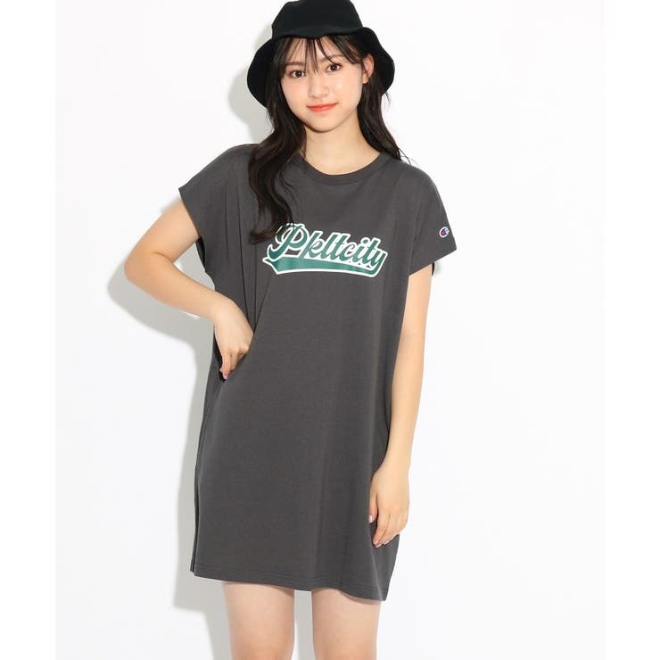 Champion チャンピオン フレンチスリーブワンピース 品番 Wrdw Pink Latte ピンクラテ のキッズ ファッション通販 Shoplist ショップリスト