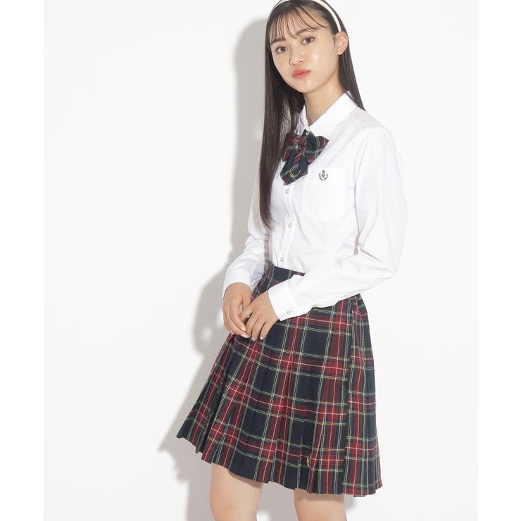 日本全国送料無料商品 | 特集  卒服】チェック柄プリーツスカート+リボンセット[品番 フォーマル・ドレス・スーツ