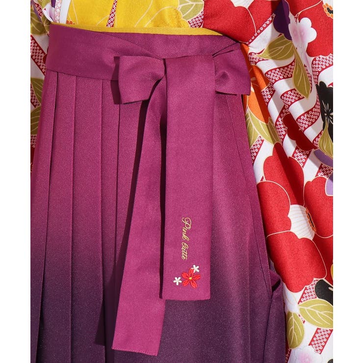 美品✨】ピンクラテ 袴 パープル 薄紫 160 卒業式