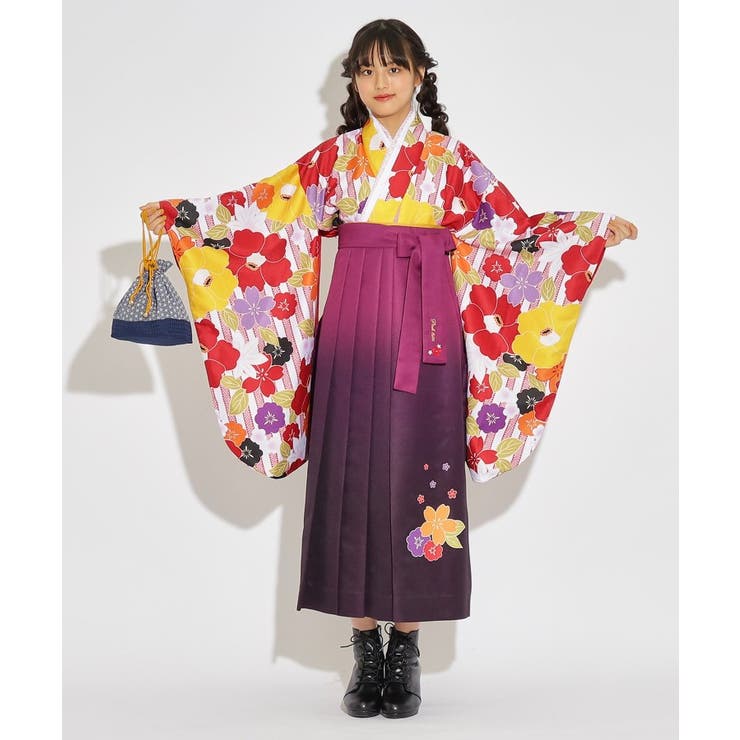 ピンクラテ　袴　小学生　150 入卒・セレモニー・卒服】WEB限定 袴セット（その他） | PINK