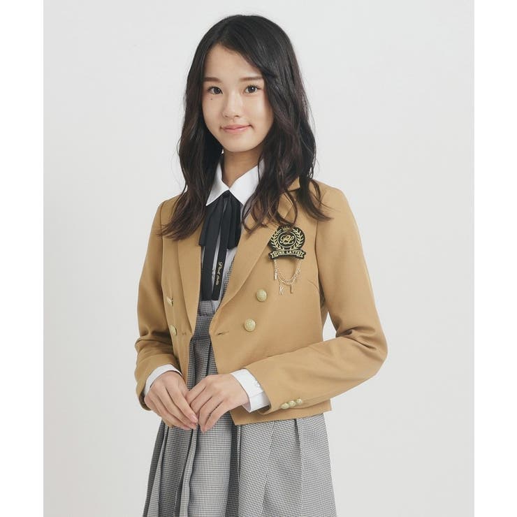 ベージュ(052) | 【オケージョン・フォーマル】ダブル ジャケット | PINK-latte