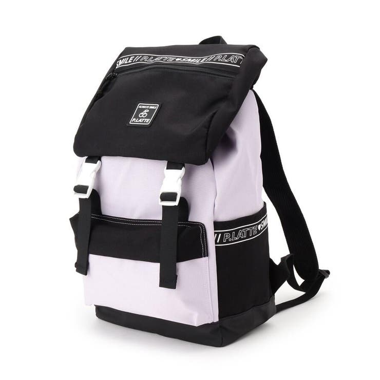 ラバーパッチかぶせ配色リュック 品番 Wrdw Pink Latte ピンクラテ のキッズファッション通販 Shoplist ショップリスト