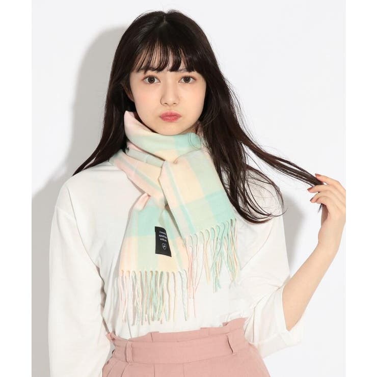 ペールカラーチェック柄マフラー 品番 Wrdw Pink Latte ピンクラテ のキッズファッション通販 Shoplist ショップリスト