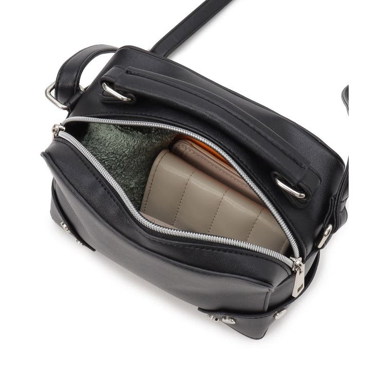 スタッズ付きショルダーバッグ[品番：WRDW0172305]｜PINK-latte