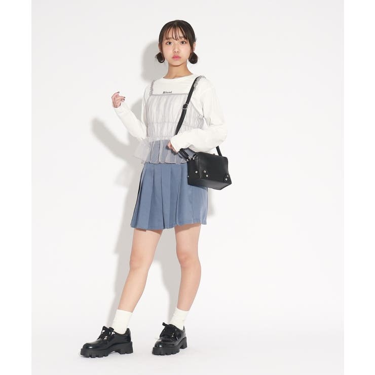 スタッズ付きショルダーバッグ[品番：WRDW0172305]｜PINK-latte