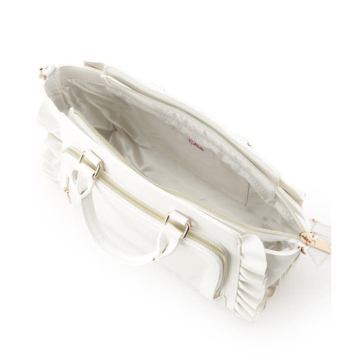 STELLAR 2WAYフリルバッグ 天月 アパレル バッグ ホワイト