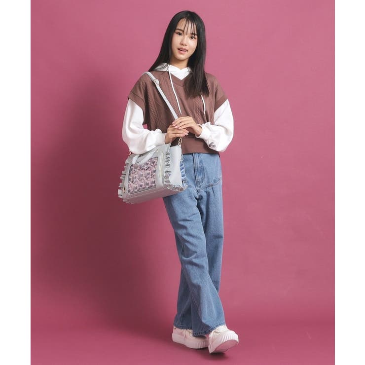 推し活】2WAYフリルバッグ[品番：WRDW0211968]｜PINK-latte