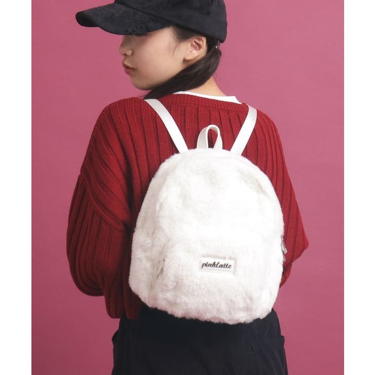 新品*° Rady ラビットファーリュック ピンク 安っぽ リュック バック