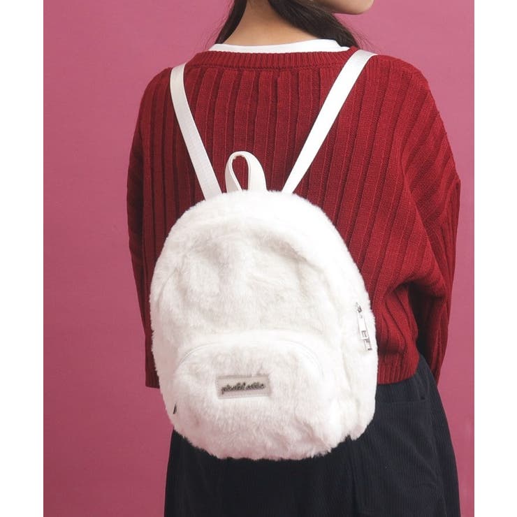 ミニファーリュック[品番：WRDW0211390]｜PINK-latte（ピンクラテ）の