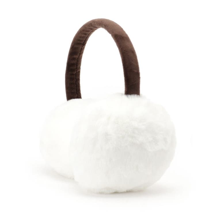 ホワイト(001) | もこもこイヤーマフ | PINK-latte