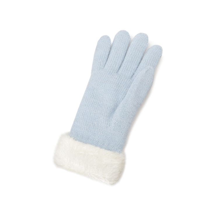 ケーブル編み裏モール手袋[品番：WRDW0226080]｜PINK-latte