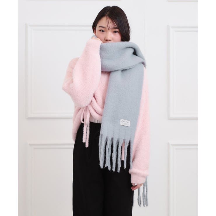 ボリュームフリンジストール | PINK-latte | 詳細画像6 