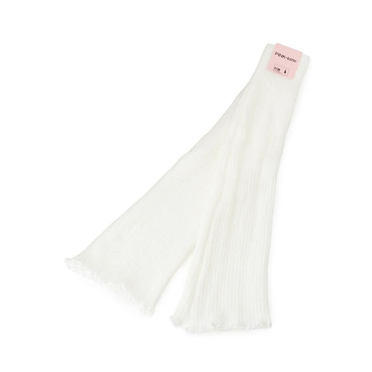 ホワイト(001) | レッグウォーマー | PINK-latte