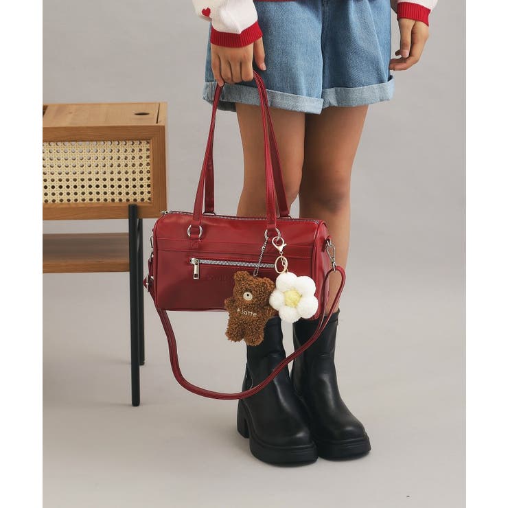 【2WAY】ロングハンドルショルダーバッグ | PINK-latte | 詳細画像5 