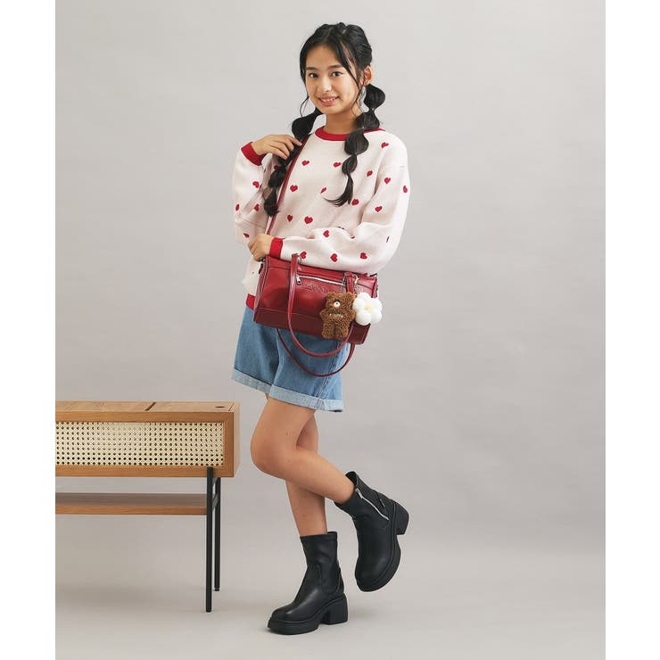 【2WAY】ロングハンドルショルダーバッグ | PINK-latte | 詳細画像6 