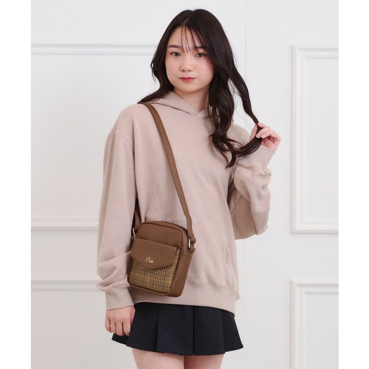 フラップチェックショルダー | PINK-latte | 詳細画像5 