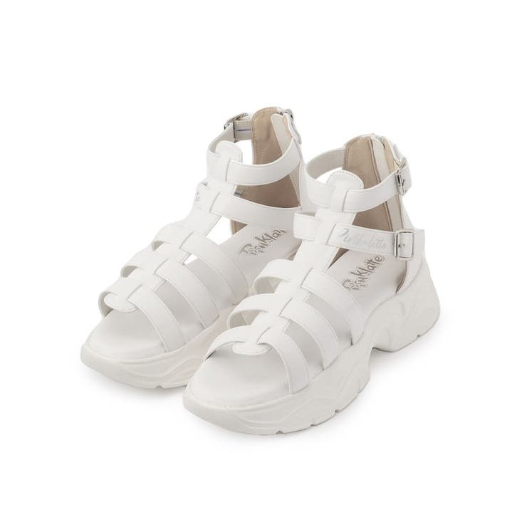 アイボリー(004) | フラットソールサンダル | PINK-latte