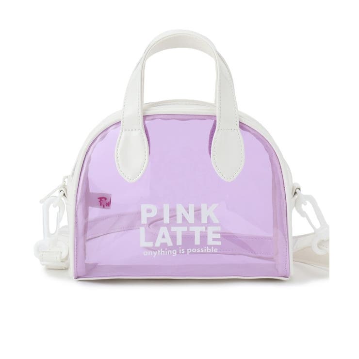 PVCミニボストンバッグ | PINK-latte | 詳細画像7 