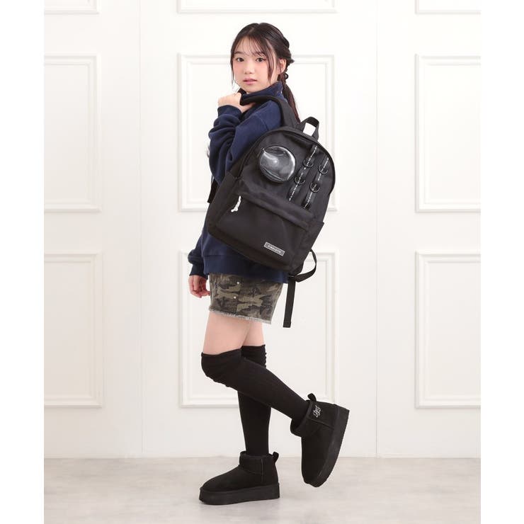 モール付きマルポケリュック | PINK-latte | 詳細画像2 