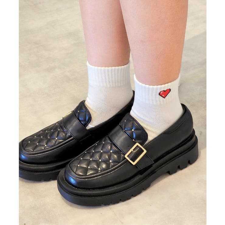 ホワイト(501) | ワンポイントアソートソックス | PINK-latte