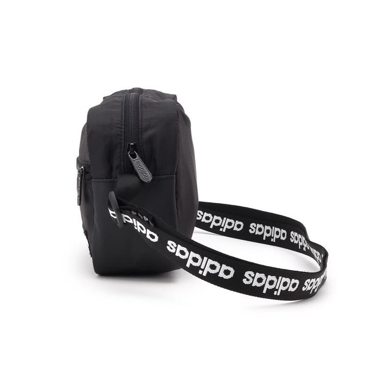希少adidas×ACE BAGでかロゴ＆ワッぺン ナイロンショルダーバッグ