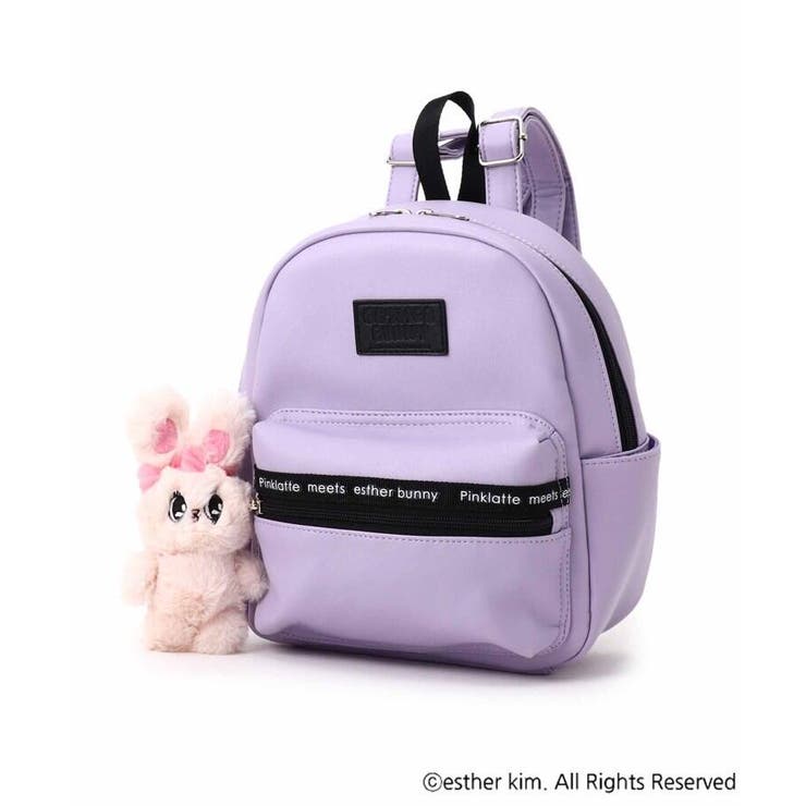 ESTHER BUNNY】ぬいぐるみ付合皮リュック[品番：WRDW0129670