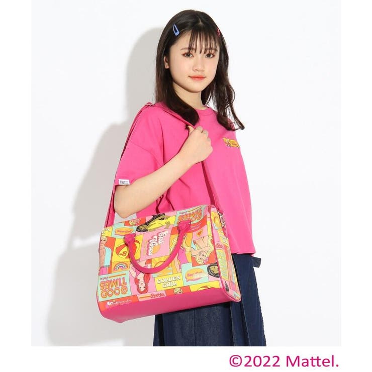Barbie/バービー】ボストンバッグ[品番：WRDW0146376]｜PINK