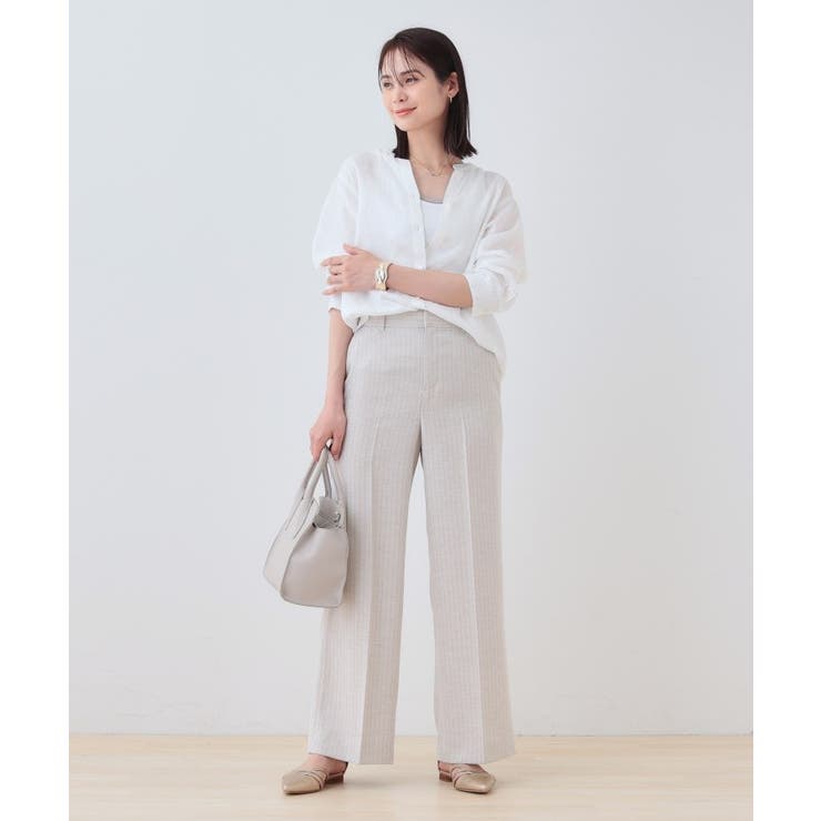 【洗える】フレンチリネンシャツ | THE SHOP TK | 詳細画像4 