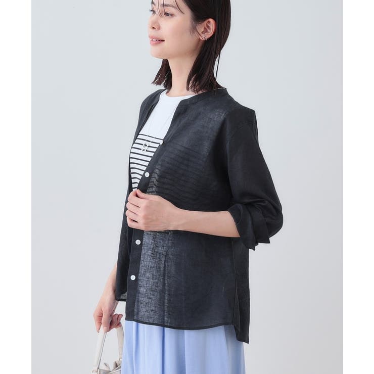 【洗える】フレンチリネンシャツ | THE SHOP TK | 詳細画像6 