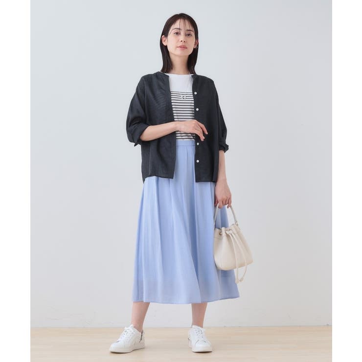 【洗える】フレンチリネンシャツ | THE SHOP TK | 詳細画像8 