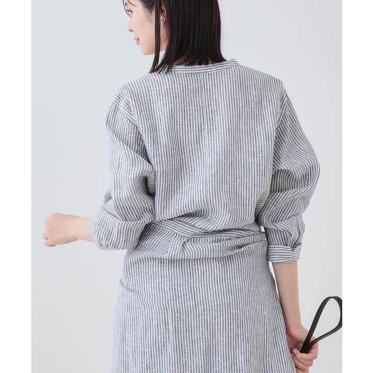 【洗える】フレンチリネンシャツ | THE SHOP TK | 詳細画像11 