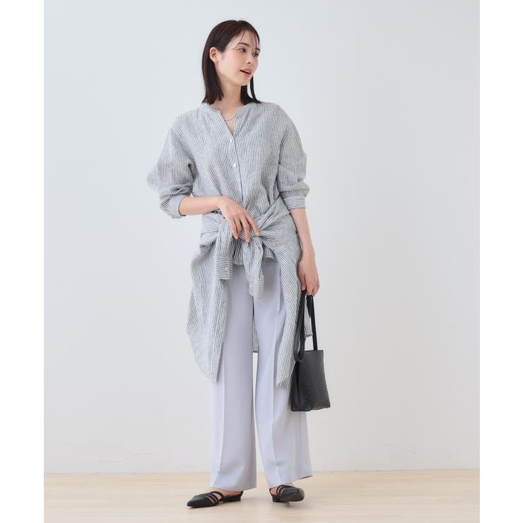 【洗える】フレンチリネンシャツ | THE SHOP TK | 詳細画像12 