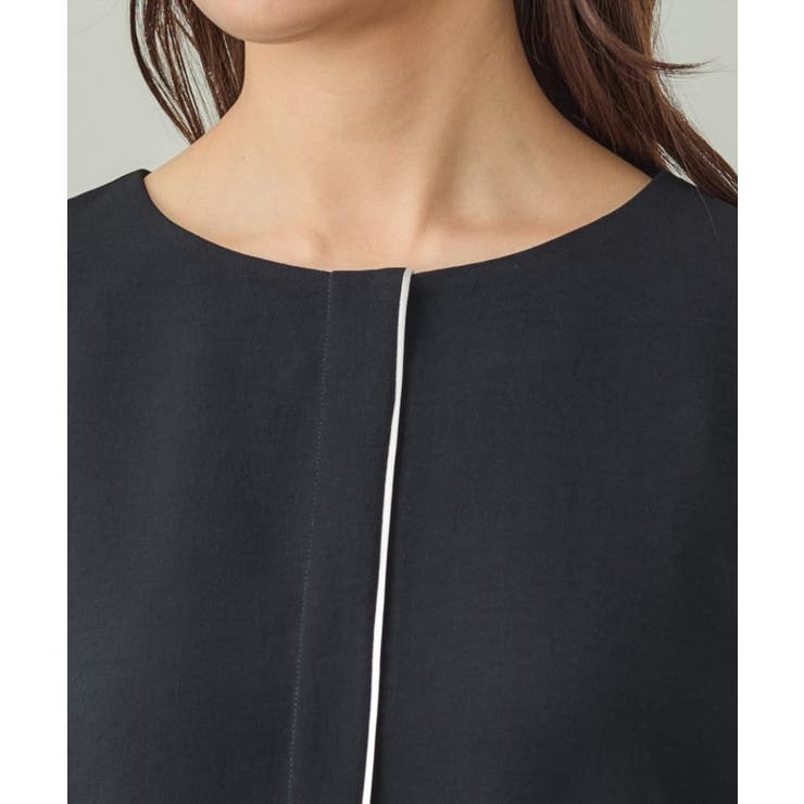 【UVケア／吸水速乾】サテンラインブラウス | THE SHOP TK | 詳細画像17 