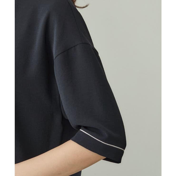 【UVケア／吸水速乾】サテンラインブラウス | THE SHOP TK | 詳細画像19 