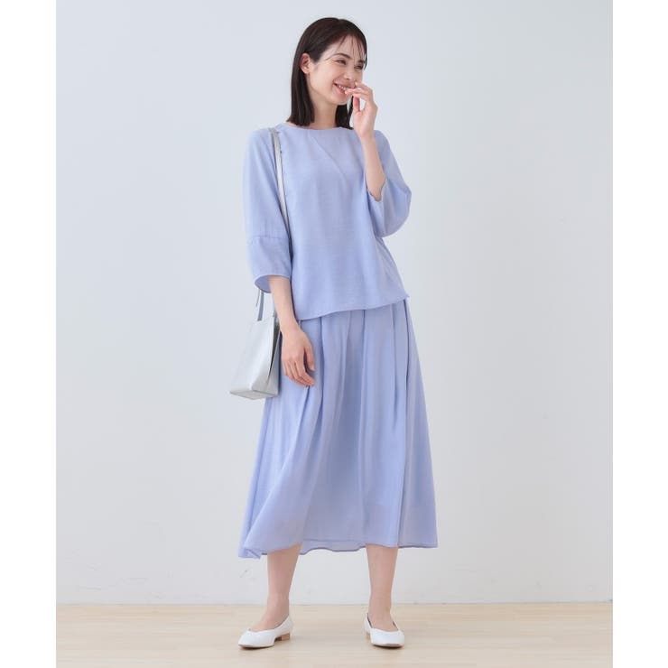 【洗える／SETUP可能】シアータックフレアスカート | THE SHOP TK | 詳細画像11 