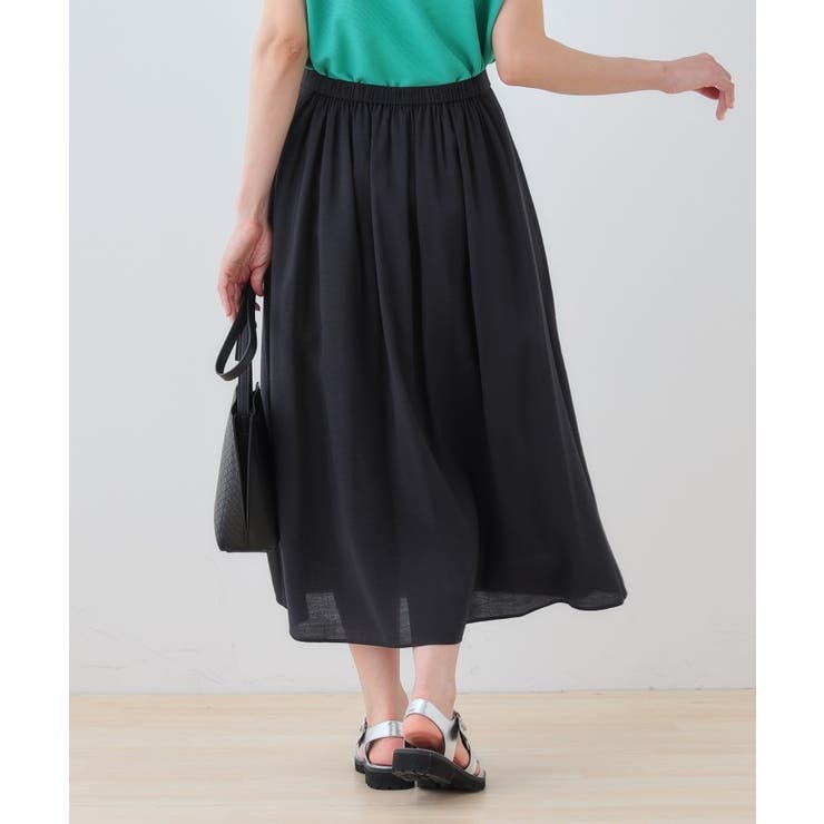 【洗える／SETUP可能】シアータックフレアスカート | THE SHOP TK | 詳細画像6 