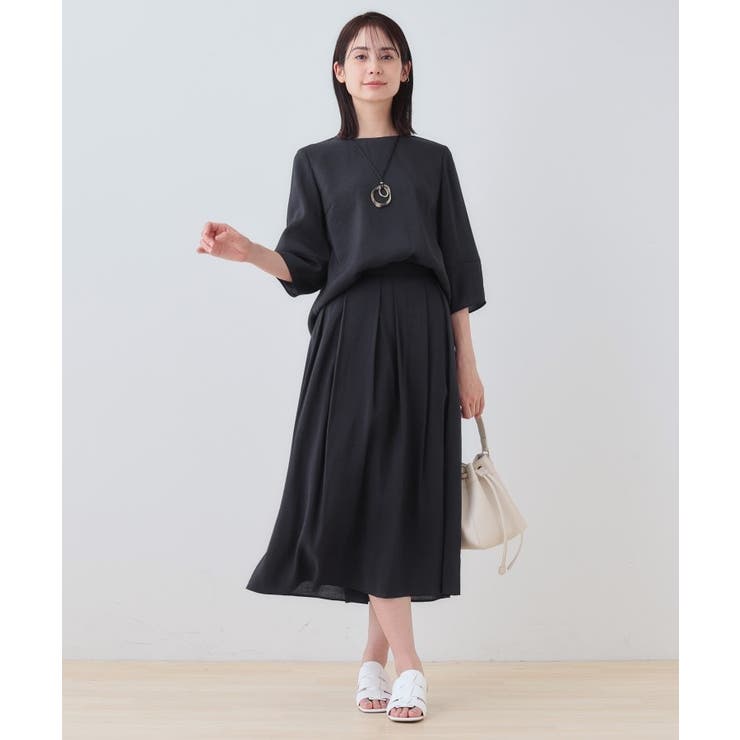 【洗える／SETUP可能】シアータックフレアスカート | THE SHOP TK | 詳細画像8 