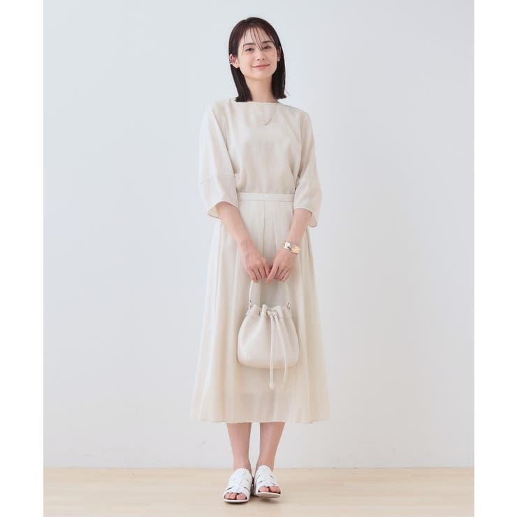 【洗える／SETUP可能】袖コンシャスシアーブラウス | THE SHOP TK | 詳細画像4 