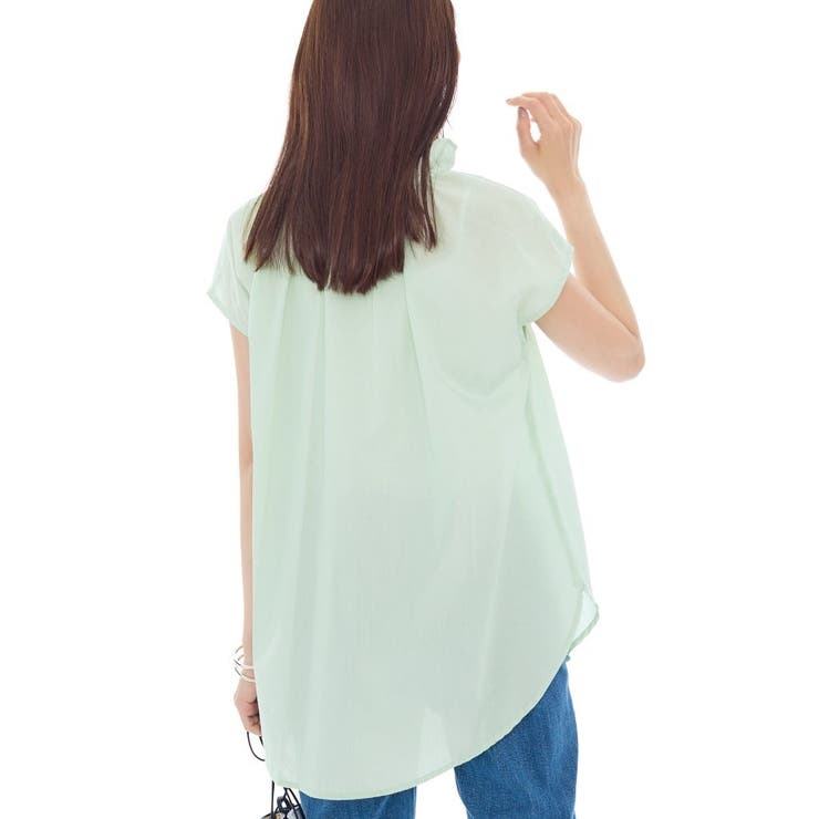 フリル衿ギャザーブラウス | THE SHOP TK | 詳細画像7 