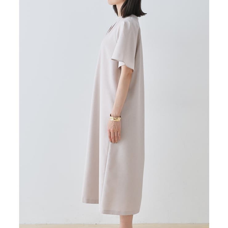 【しわになりにくい】麻調ストレートラインワンピース | THE SHOP TK | 詳細画像11 