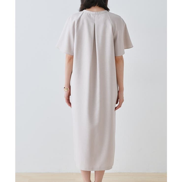 【しわになりにくい】麻調ストレートラインワンピース | THE SHOP TK | 詳細画像12 