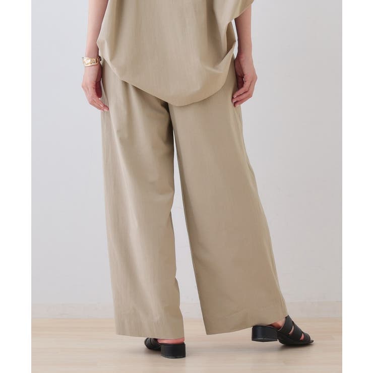 【SETUP可能/涼しい】コットンワイドパンツ | THE SHOP TK | 詳細画像7 