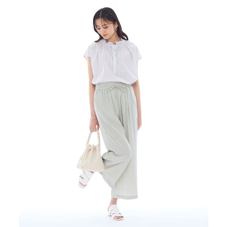 ギャザーワイドパンツ | THE SHOP TK | 詳細画像8 