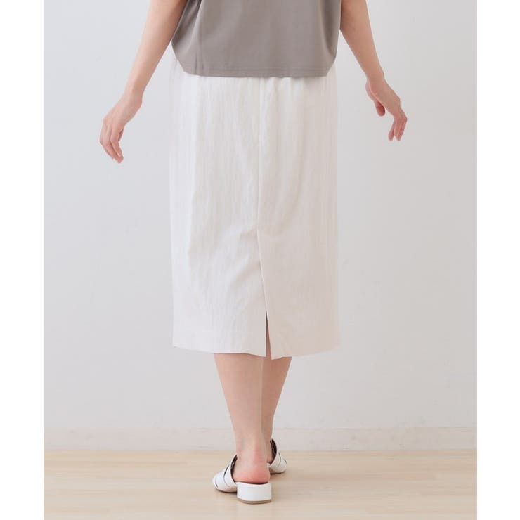 【シワになりにくい】コットンライクストレートスカート | THE SHOP TK | 詳細画像3 