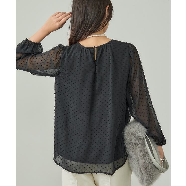 【袖コンシャス】シアードットブラウス | THE SHOP TK | 詳細画像11 